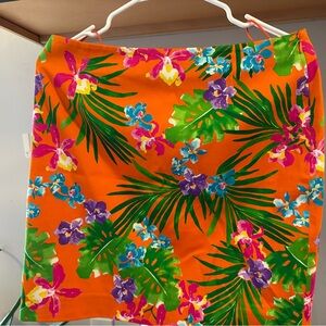 Ralph Lauren, floral *custom made skirt